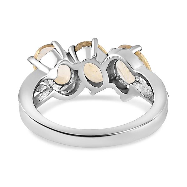 Citrin-Ring, (Größe 19.00) Edelstahl, ca. 2,09 ct image number 6