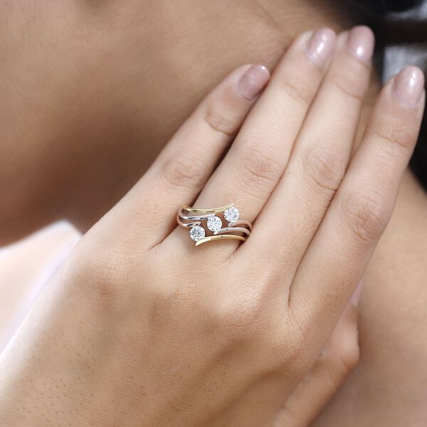 EF Moissanit Ring - 0,68 ct. image number 8