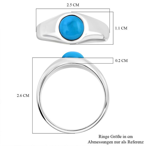 Royal Bali Kollektion- AA Sleeping Beauty T&uuml;rkis Ring - 1,63 ct. image number 6