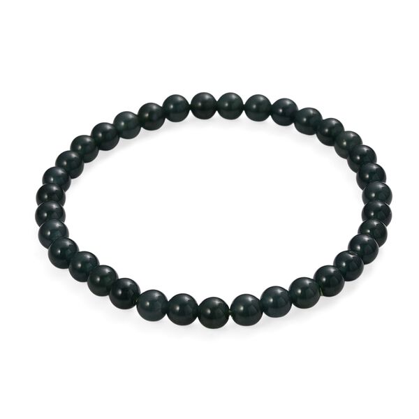 AAA flexibles Olmek Jadeit Armband und 45+5cm Halskette image number 5