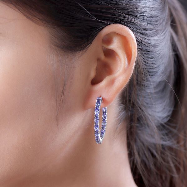 Tansanit-Creolen image number 3