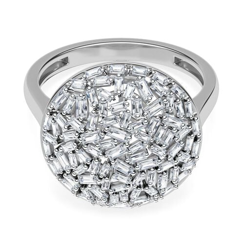 LUXURIANT DIAMOND- SGL zertifizierter SI-GH Labor Diamant Ring, 925 Silber rhodiniert - 1 ct. image number 0