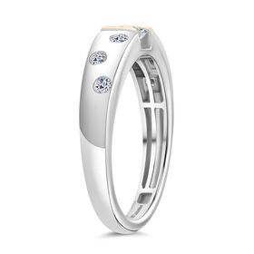LUXURIANT SGL zertifizierter SI-GH Labor Diamant zweifarbiger Ring - 0,50 ct.