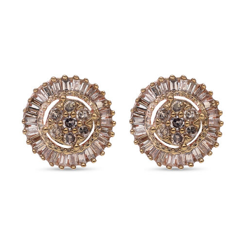 Natürliche Champagner-Diamant-Ohrringe - 0,50 ct. image number 0