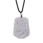 EXTREM SELTEN Natürliche Weiße Jade Anhänger mit Kette 50 cm ca. 115.00 ct