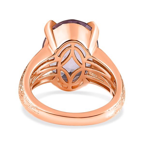 Rose De France Amethyst und Zirkon Ring - 8,16 ct. image number 6