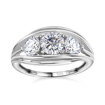 Moissanit Ring - 1,65 ct.