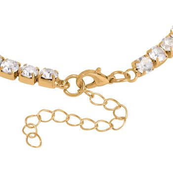 J Francis gefertigt mit SWAROVSKI- Champagner und wei&szlig;es Swarovski Kristall Schmuckset