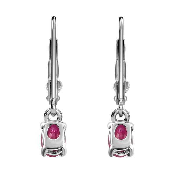 Afrikanische Rubin-Ohrhänger - 1,11 ct. image number 5
