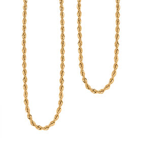 Kordelkette 916 Gold, 50 cm
