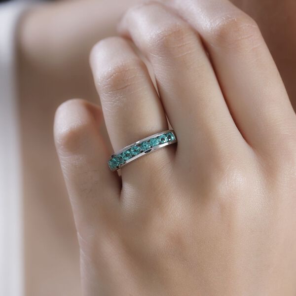 RHAPSODY AAAA Kolumbianischer Smaragd Ring in 950 Platin - 0,86 ct. image number 3