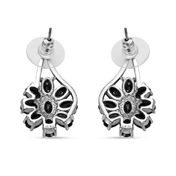 Schwarzes Spinell-Schmuckset - 34,73 ct. image number 11