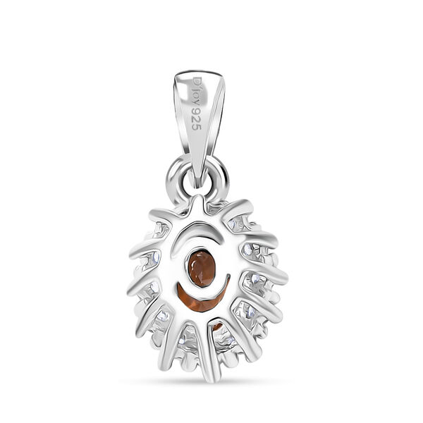 D'Joy Sonnenuntergang und weißer Zirkon Anhänger - 0,93 ct. image number 4