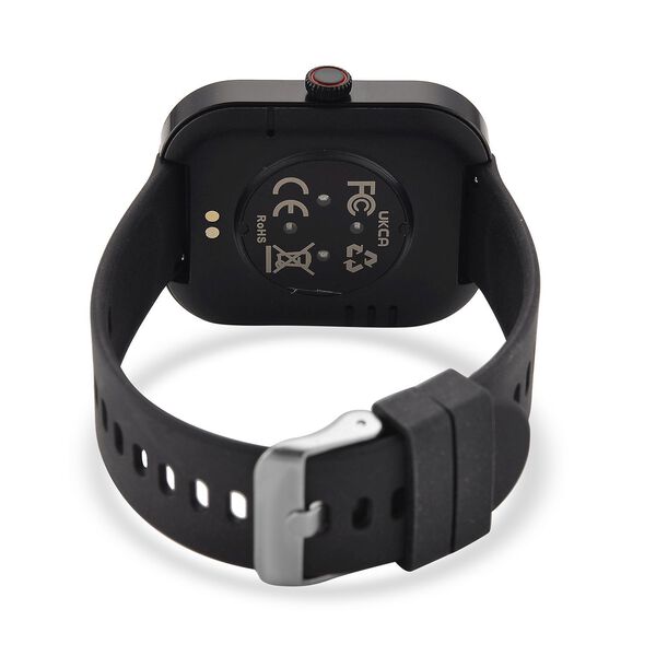 G21 Smartwatch, 2.01 Zoll HD Display, Schwarzes Silikonarmband image number 6