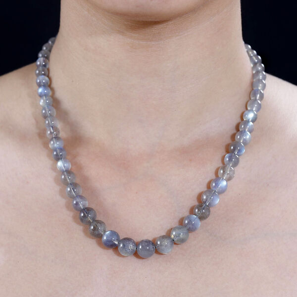 Labradorit Halskette, 45 cm - 190 ct. image number 2