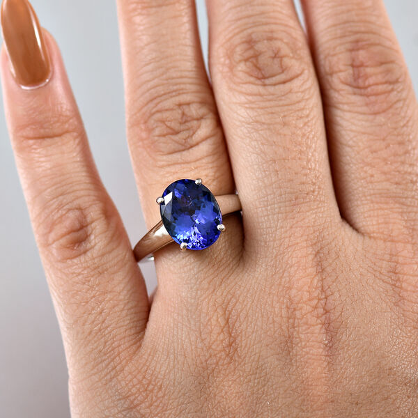 RHAPSODY AAAA Tansanit Ring in 950 Platin - 6,24 ct. image number 2