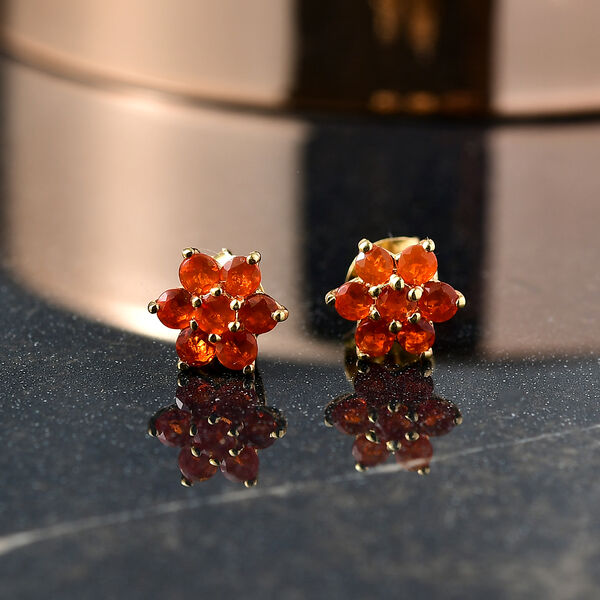 D'Joy AAA Blaze Feueropal Ohrringe - 0,69 ct. image number 2