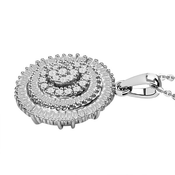 Diamant Anh&auml;nger mit 50cm Kette - 0,50 ct. image number 4