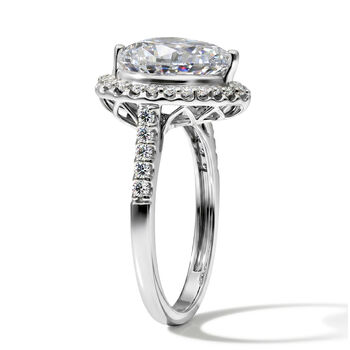LUXURIANT IGI zertifizierter VS-EF Labor Diamant Ring in 950 Platin - 5,50 ct.