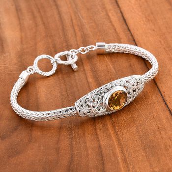 Royal Bali Kollektion - Citrin Armband, 20cm - 4,67 ct.