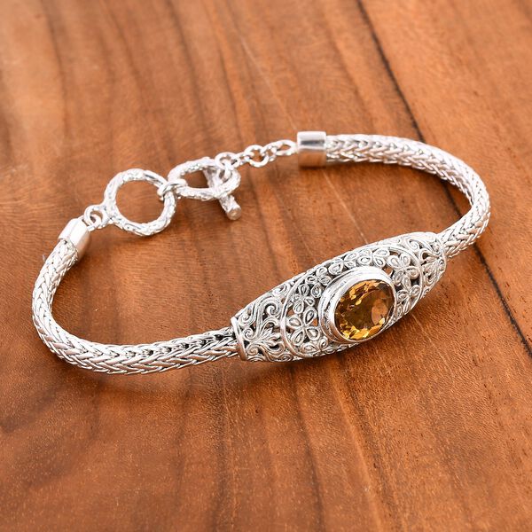 Royal Bali Kollektion - Citrin Armband, 20cm - 4,67 ct. image number 1