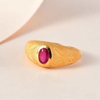 Afrikanischer Rubin-Ring- 0,66 ct.