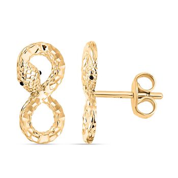 Royal Bali Kollektion - Ohrringe mit Schlangenmotiven in 375 Gold