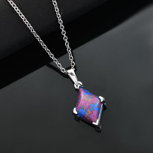 Lila Türkis Schmuckset ca. 7,50 ct. image number 1