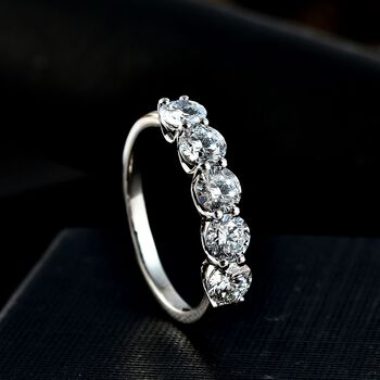 LUXURIANT VS-EF Labor Diamant Ring in 950 Platin - 2 ct.