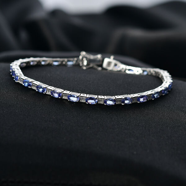 D'Joy Tansanit und Moissanit 20cm Armband - 7,32 ct. image number 2