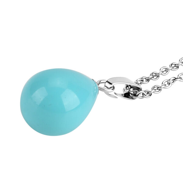 Sleeping Beauty Farbe Muschelkernperle (15x12 mm) Schmuckset ca. 50 cm image number 3