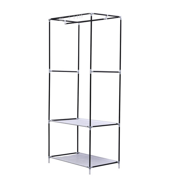 klappbarer Kleiderschrank, kaffeebraun image number 4