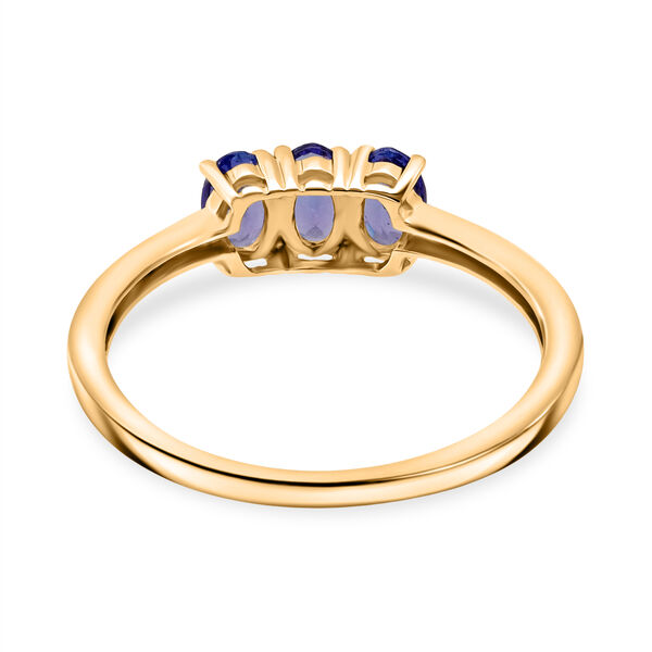 D'Joy AA Tansanit Ring, 925 Silber vergoldet - 0,71 ct. image number 5