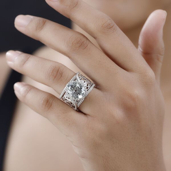 Prasiolith Cocktail Ring - 4,53 ct. image number 3