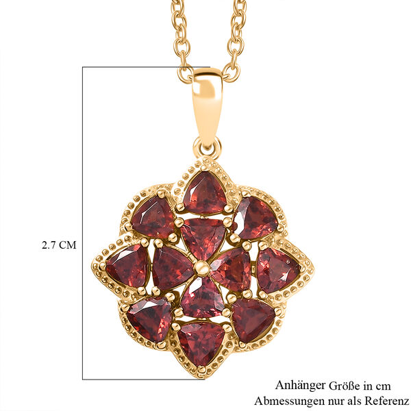 EVER TRUE Mosambik Granat Schmuckset ca. 50 cm ca. 3.56 ct image number 5