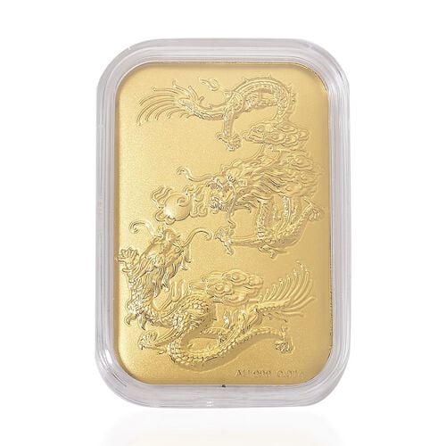 Drachen-Barren in 999er Gold image number 0