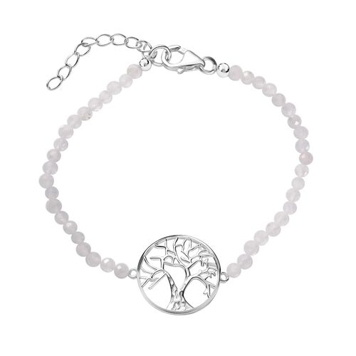 Regenbogen Mondstein Armband, 16,5 cm - 8,82 ct. image number 0