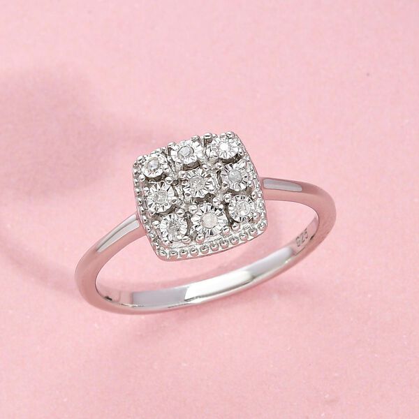 Wei&szlig;er Diamant-Ring image number 2