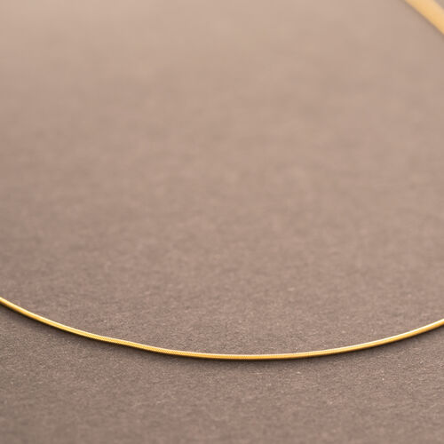 Schlangen-Kette, ca. 45 cm, 585 Gold ca. 2,00g image number 1