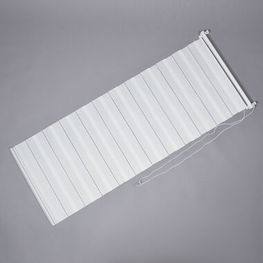 Easy-Klemm - 2-lagiges Fensterrollo, Größe 90x150 cm, Off-White 