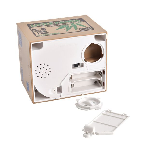 Münzstehlende Panda Spardose, Größe 12x10x9 cm, 2xAA (Batterien nicht inkl.) image number 7