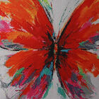 Leinwand Rahmen Digitaldruck Schmetterling Wandbild image number 4