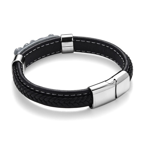 Jade Armband ca. 19 cm 316L Edelstahl (10-15 Werktage Lieferzeit) ca. 90.00 ct image number 4