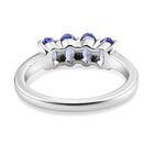 AA Tansanit-Ring, 925 Silber platiniert  ca. 0,93 ct image number 5