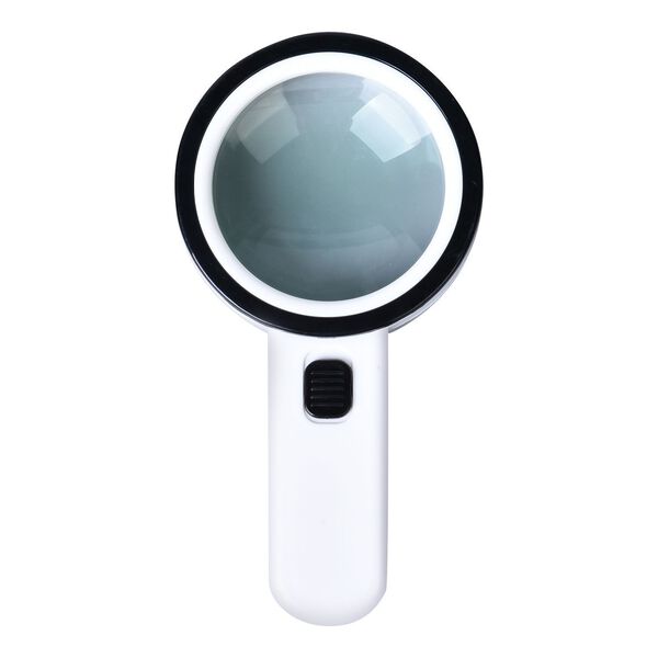 30x Handlupe mit 12 LED Beleuchtungsmodi, 2xAA Batterien (nicht inkl.), Gr&ouml;&szlig;e 20,5x10,6x2,7 cm image number 0