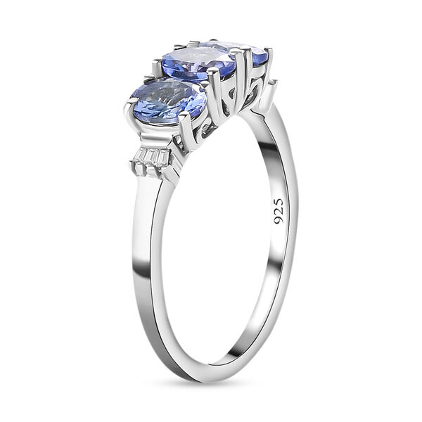 Tansanit und Diamant Ring - 1.06 ct. image number 5