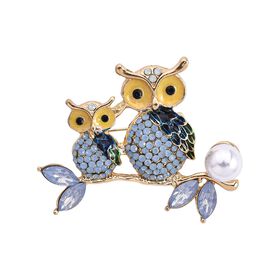 Kunststoff Perle, Mehrfarbiger Kristall Brosche emailliert