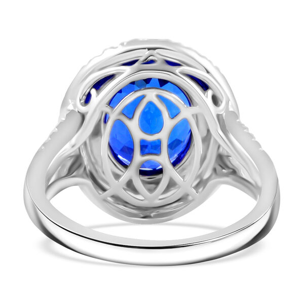 RHAPSODY AAAA Tansanit und VS EF Diamant Ring in 950 Platin - 4,80 ct. image number 5