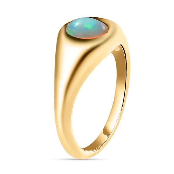 2er-Set- nat&uuml;rlicher, &auml;thiopischer Welo Opal-Ring und Anh&auml;nger - 1,15 ct. image number 5