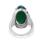 Verde Onyx Ring Edelstahl (Größe 18.00) ca. 11,77 ct image number 5